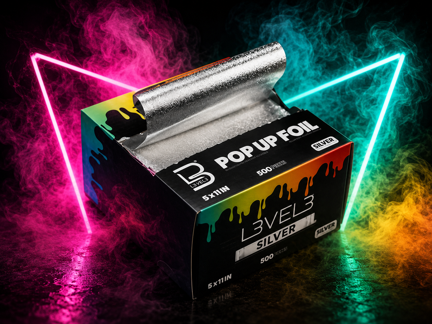 L3VEL3 500 PRE-CUT POP UP SHEET FOIL 5 X 11 INCH: La herramienta profesional para coloraciones precisas y eficientes