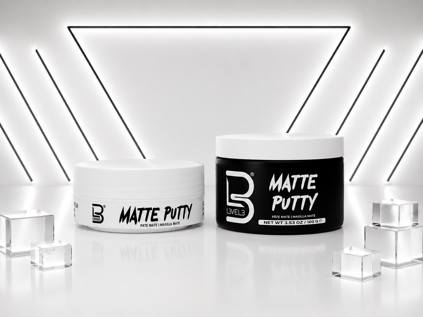 L3VEL3 Matte Putty Paste: Control flexible, textura natural y acabado mate para un estilo con personalidad
