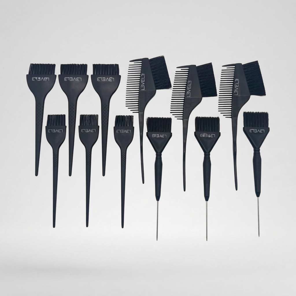 L3VEL3 12 PC COLOR BRUSH SET WITH BAG