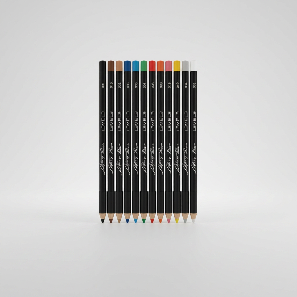 L3VEL3 12PC PENCILS ASSORTED COLORS