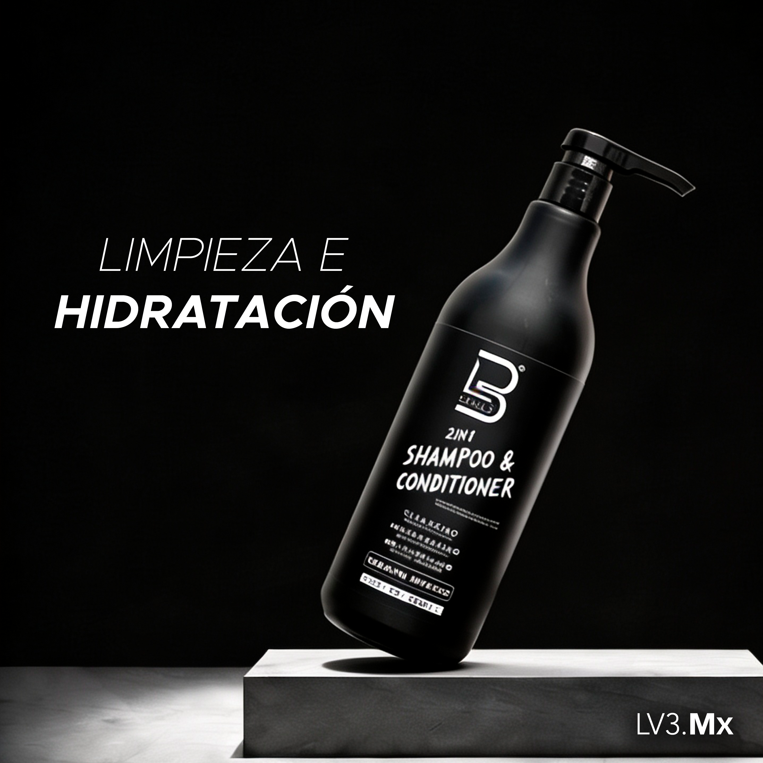 L3VEL3 2 IN 1 SHAMPOO & CONDITIONER 1000ML