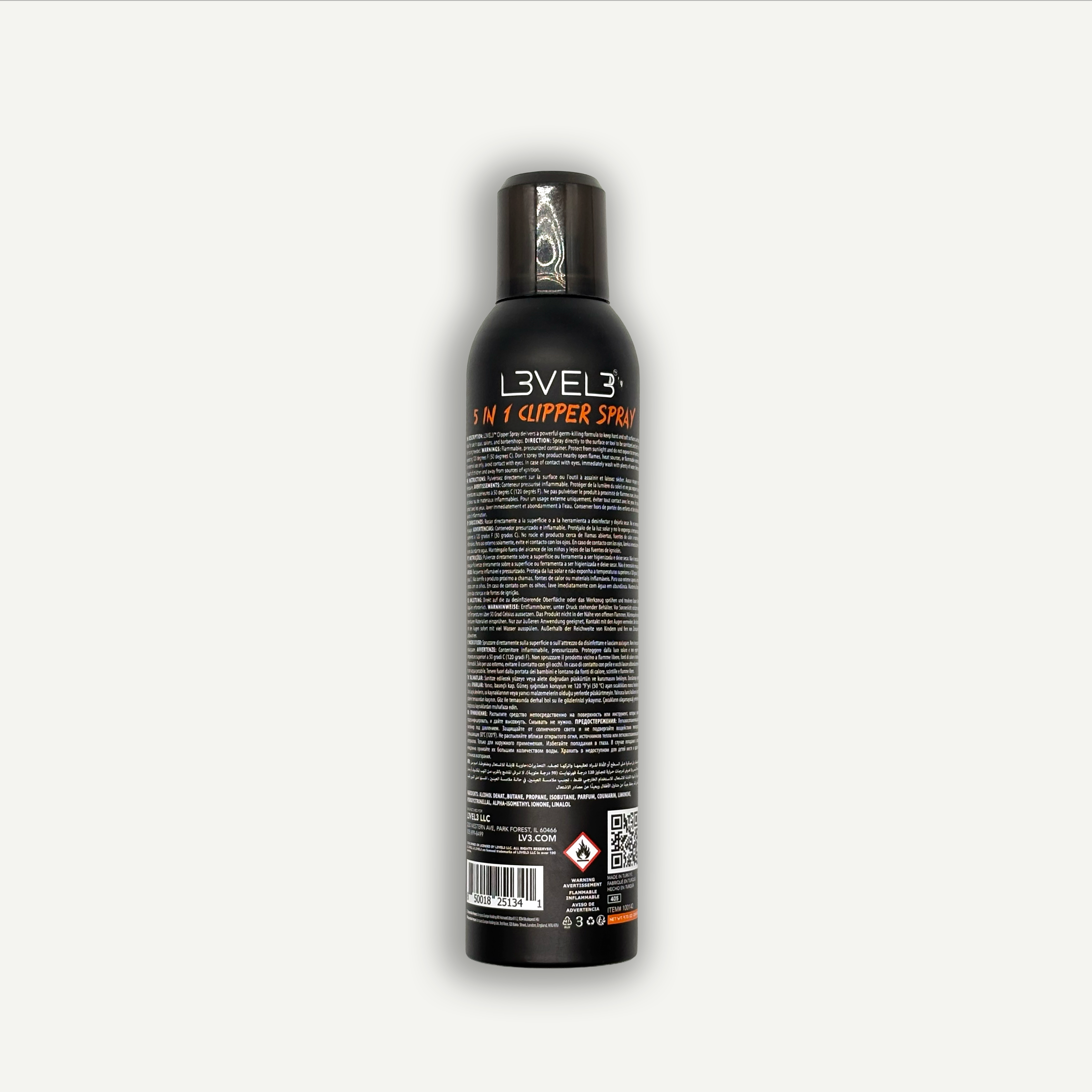 L3VEL3 5 IN 1 CLIPPER SPRAY 288GR