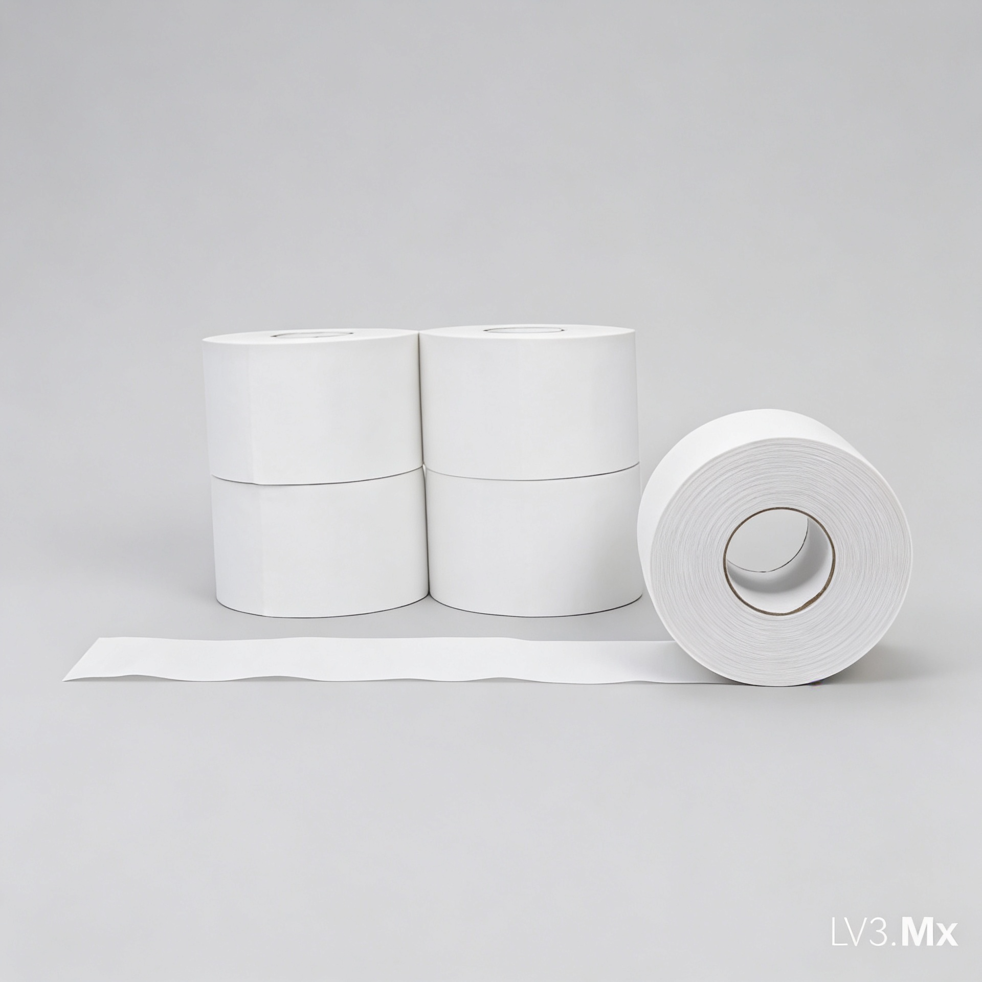L3VEL3 5 ROLLS (100EACH) NECK PAPER WHITE