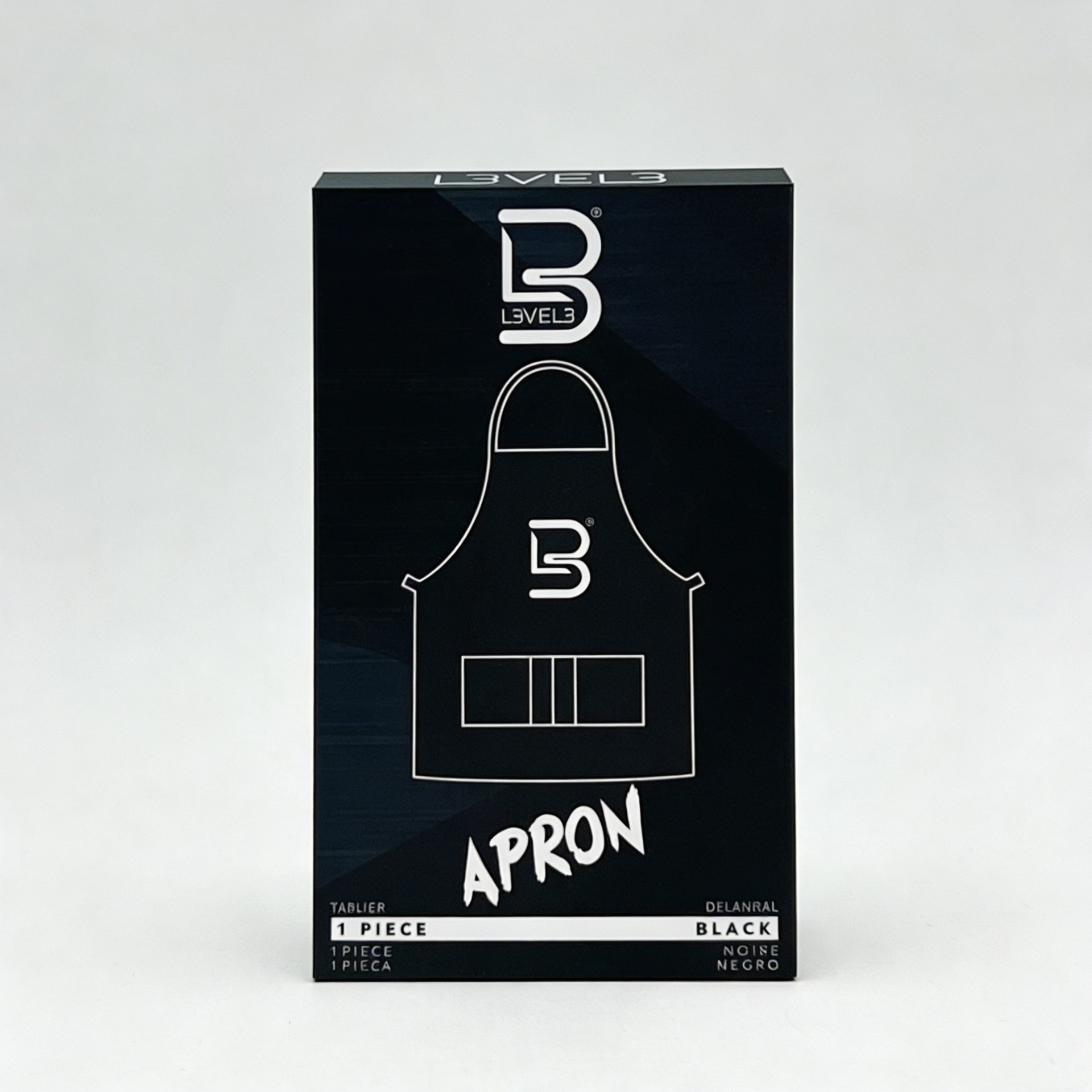 L3VEL3 BLACK APRON