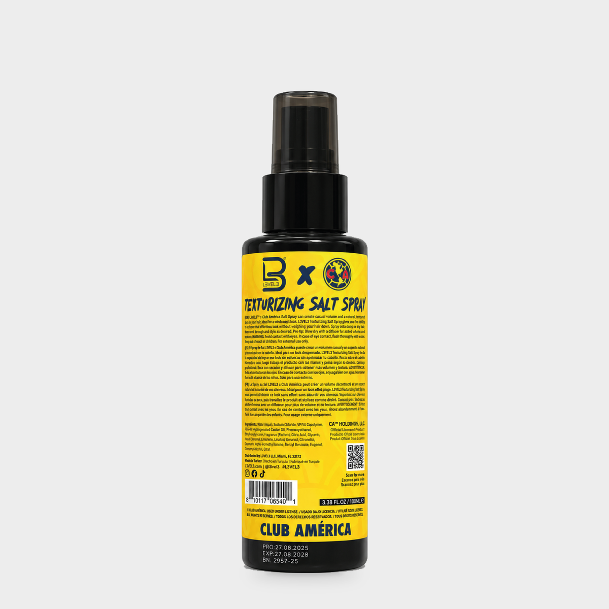 L3VEL3 CA Texturizing Salt Spray 100 ml — Reverso