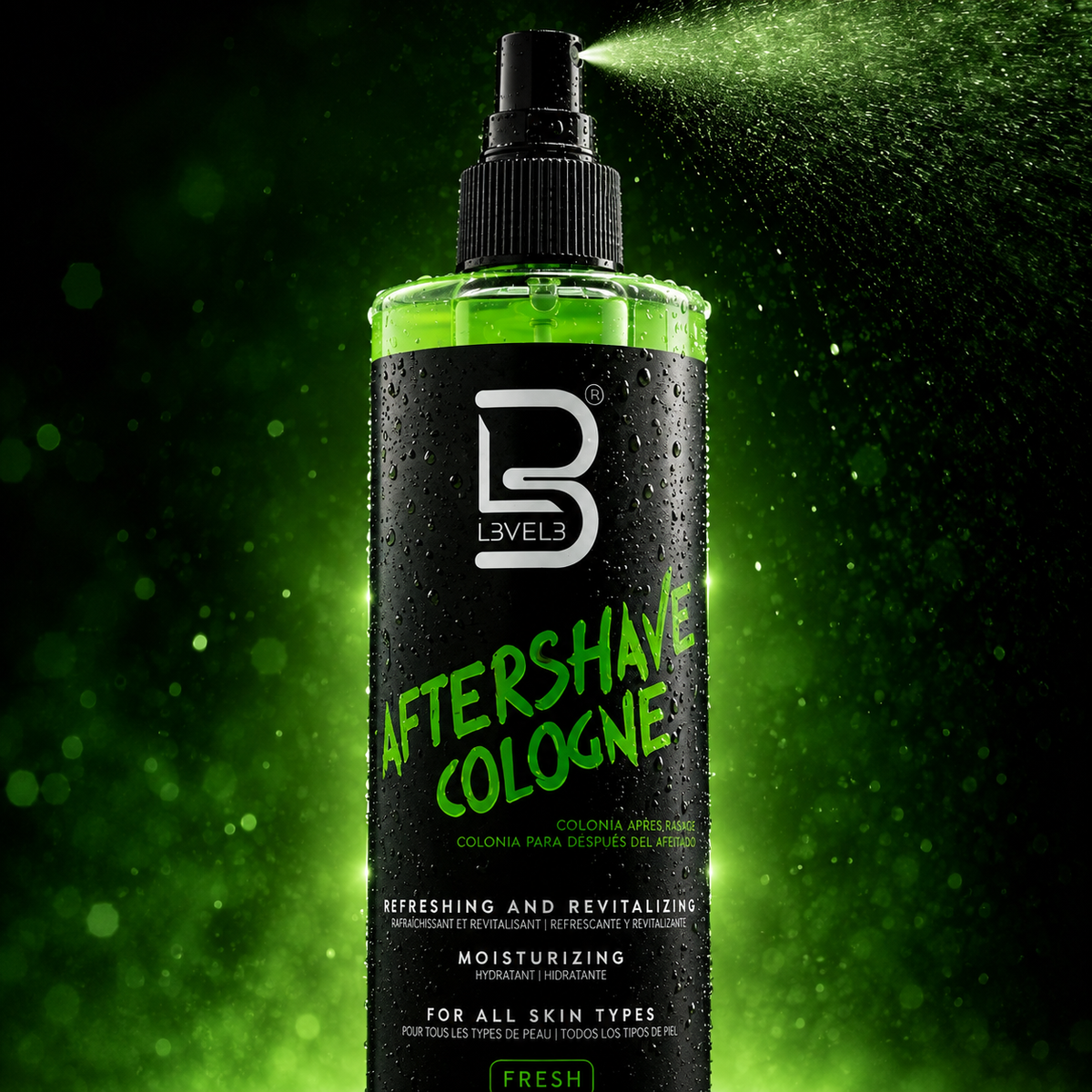 L3VEL3 Aftershave Cologne Fresh 400 ml