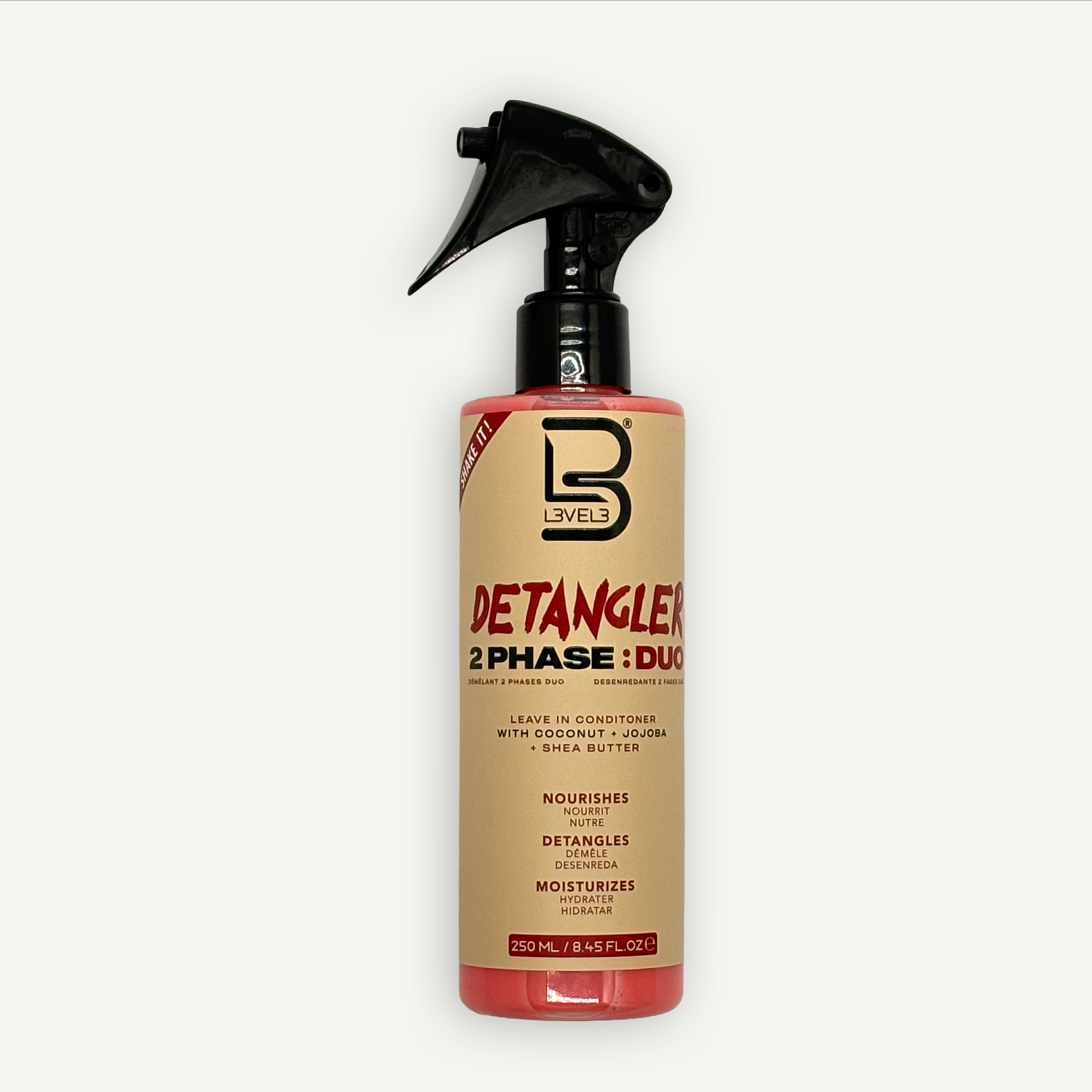 L3VEL3 2 PHASE DETANGLER SPRAY / LEAVE IN CONDITIONER 250ML