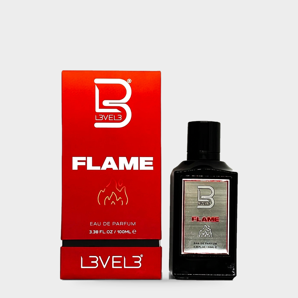 L3VEL3 Perfume Flame 100 ml — Portada