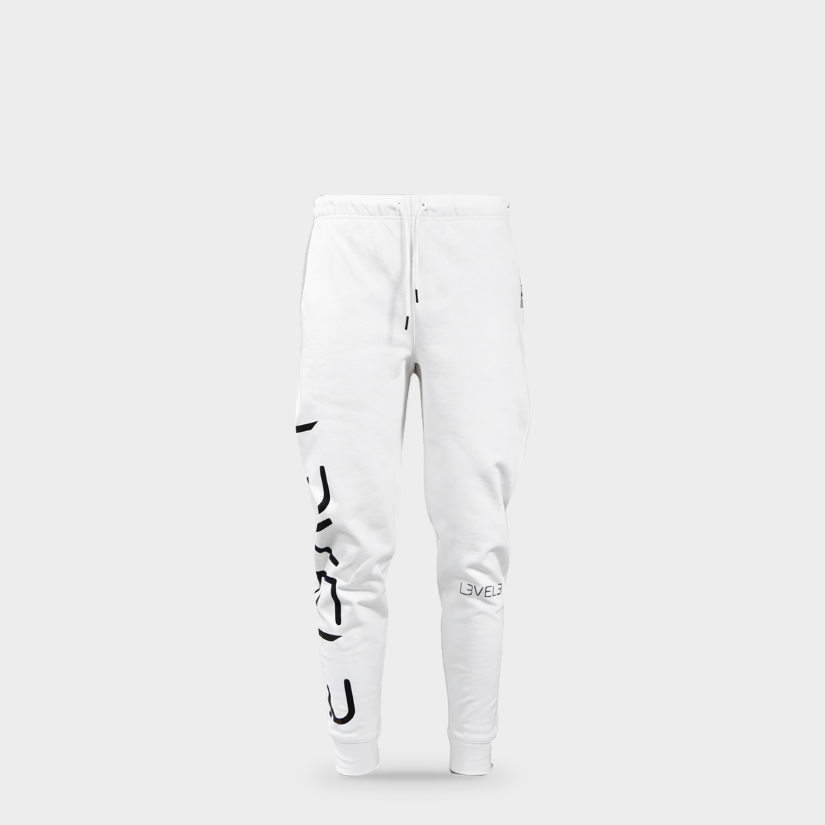 L3VEL3 Essential Joggers Pants - Blanco — Portada