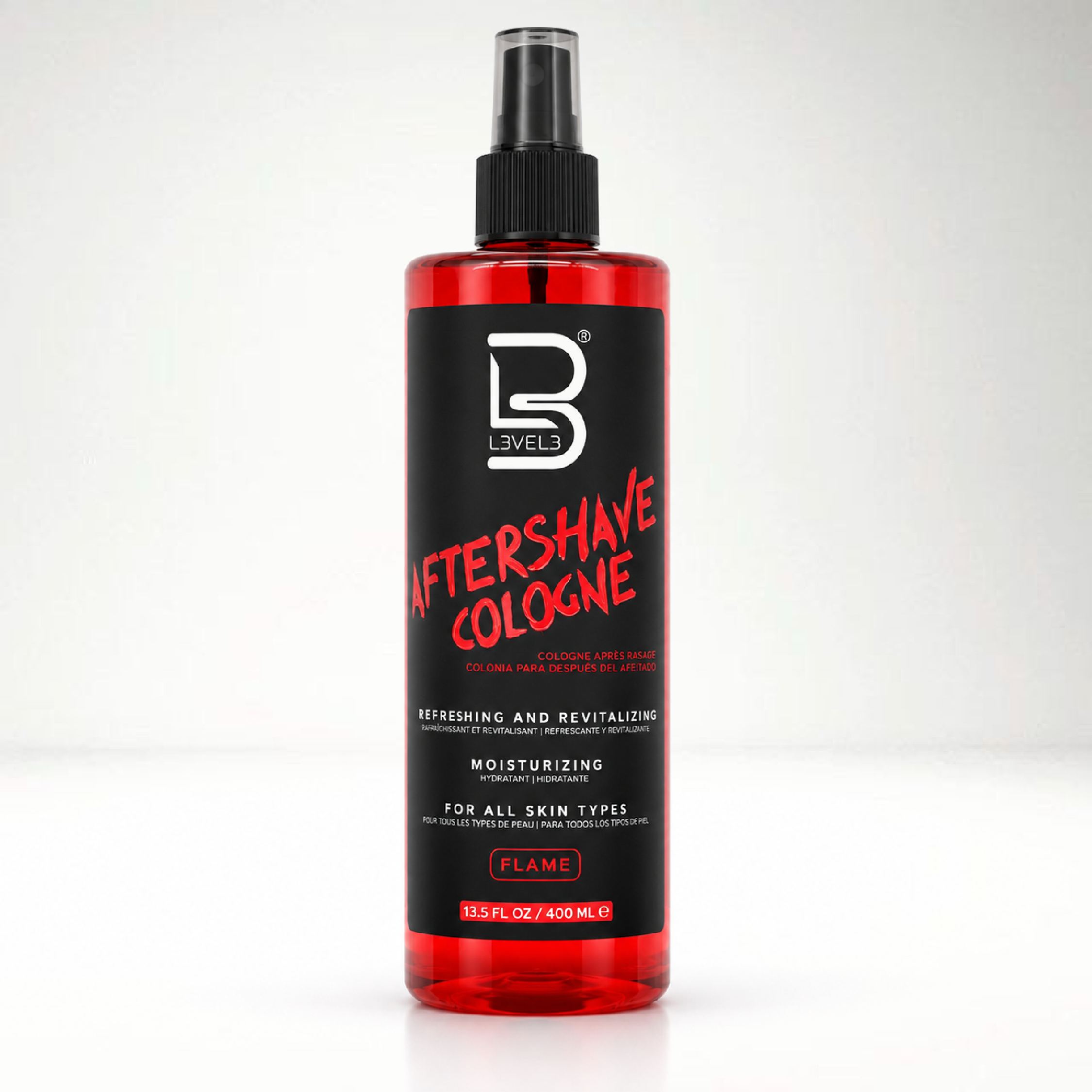 L3VEL3 Aftershave Cologne Flame 400 ml