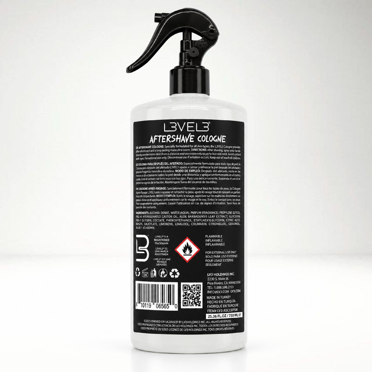 L3VEL3 Aftershave Cologne Frost 750 ml