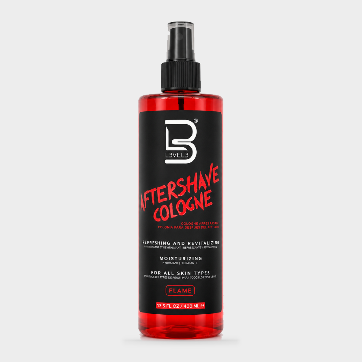 L3VEL3 Aftershave Cologne Flame 400 ml