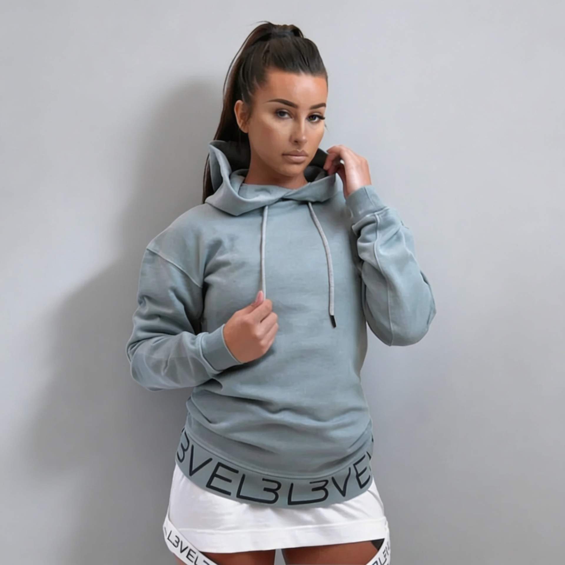 L3VEL3 PREMIUM HOODIE GRIS