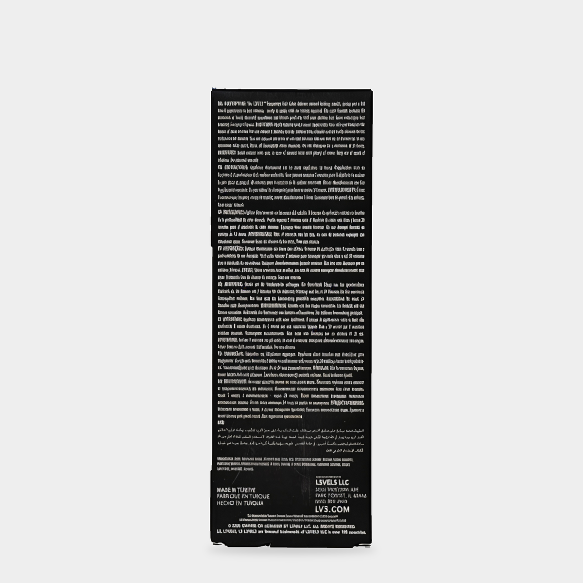 L3VEL3 Temporary Beard Color Black 125 ml - Reverso