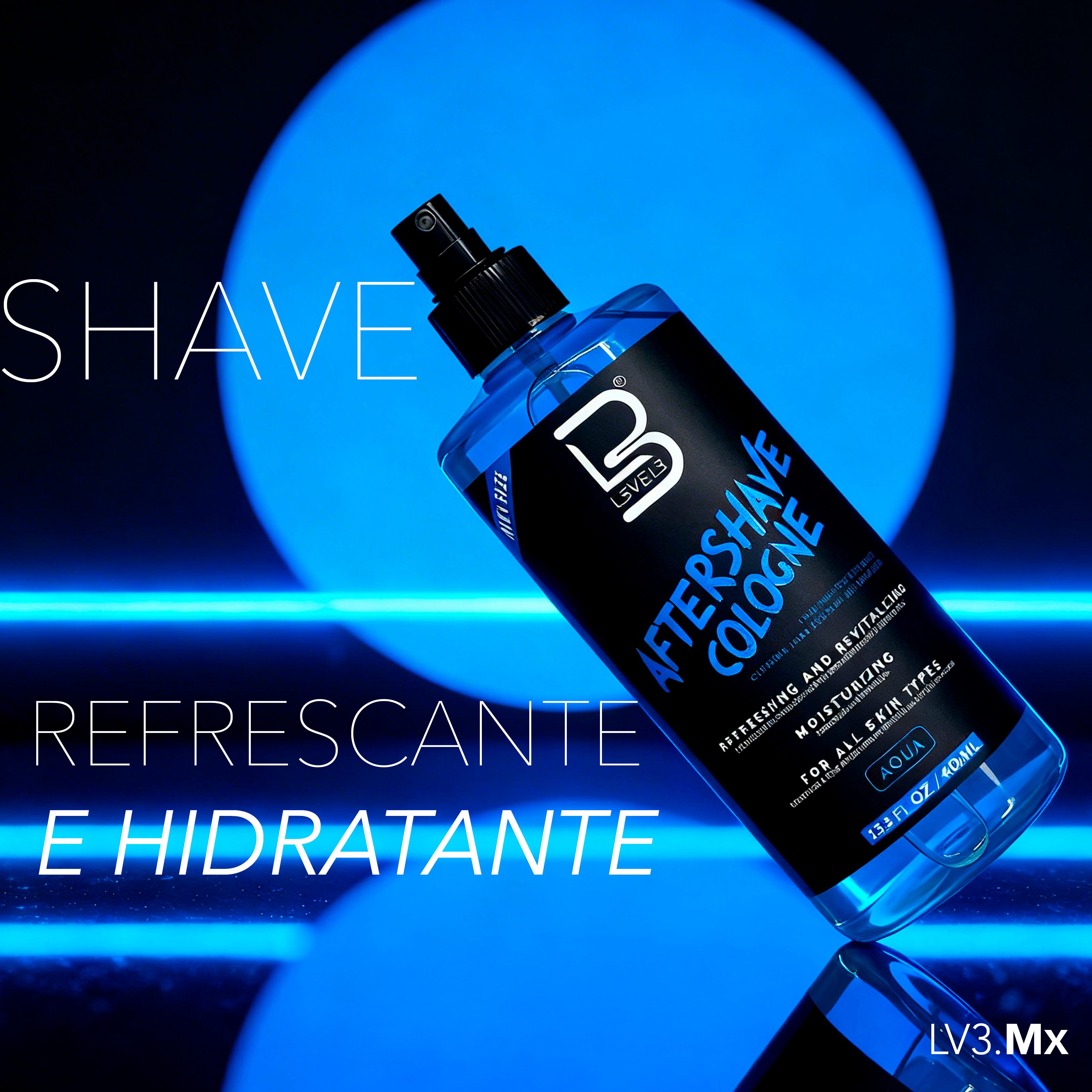 L3VEL3 Aftersahve Cologne Aqua 400 ml