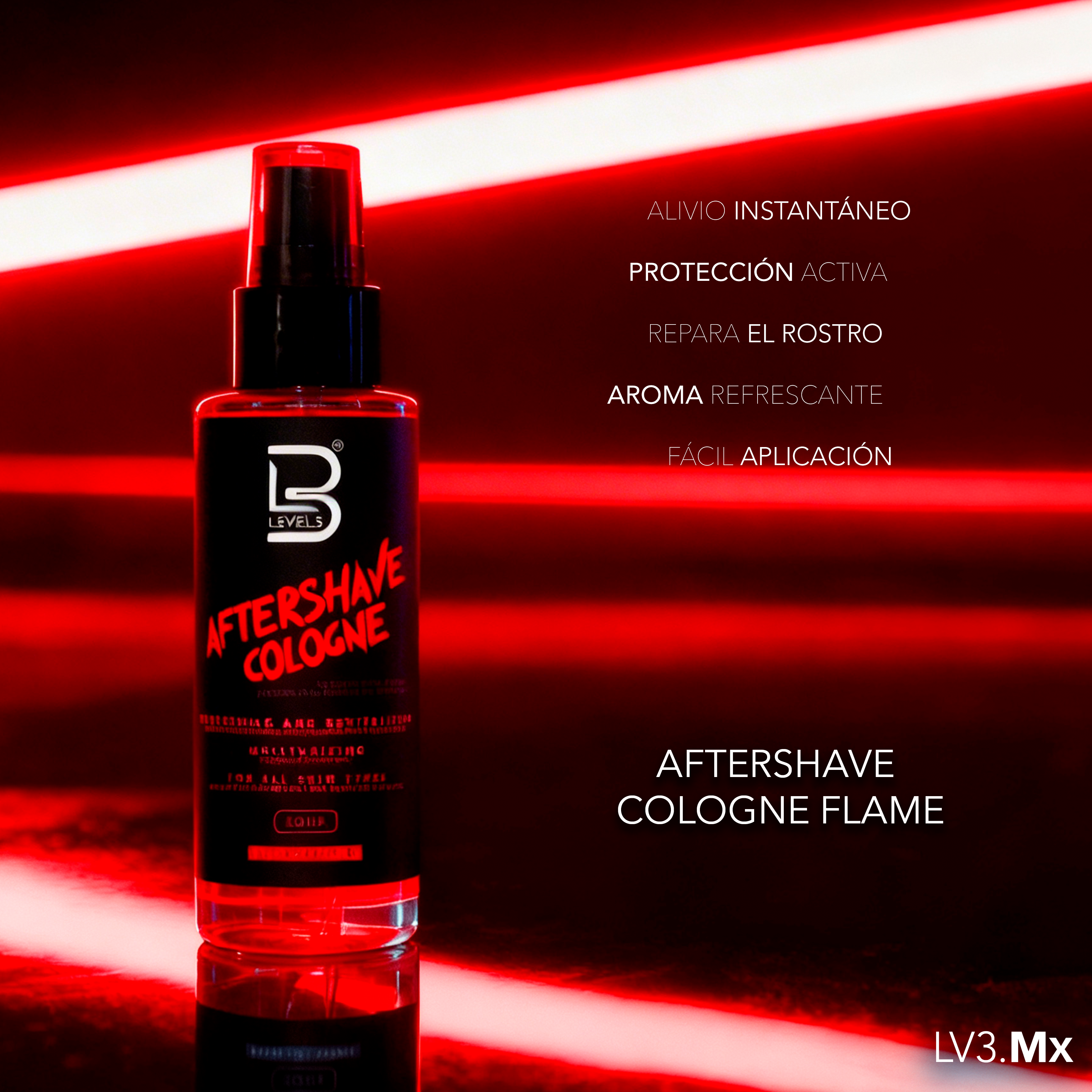 L3VEL3 Aftersahve Cologne Flame 100 ml