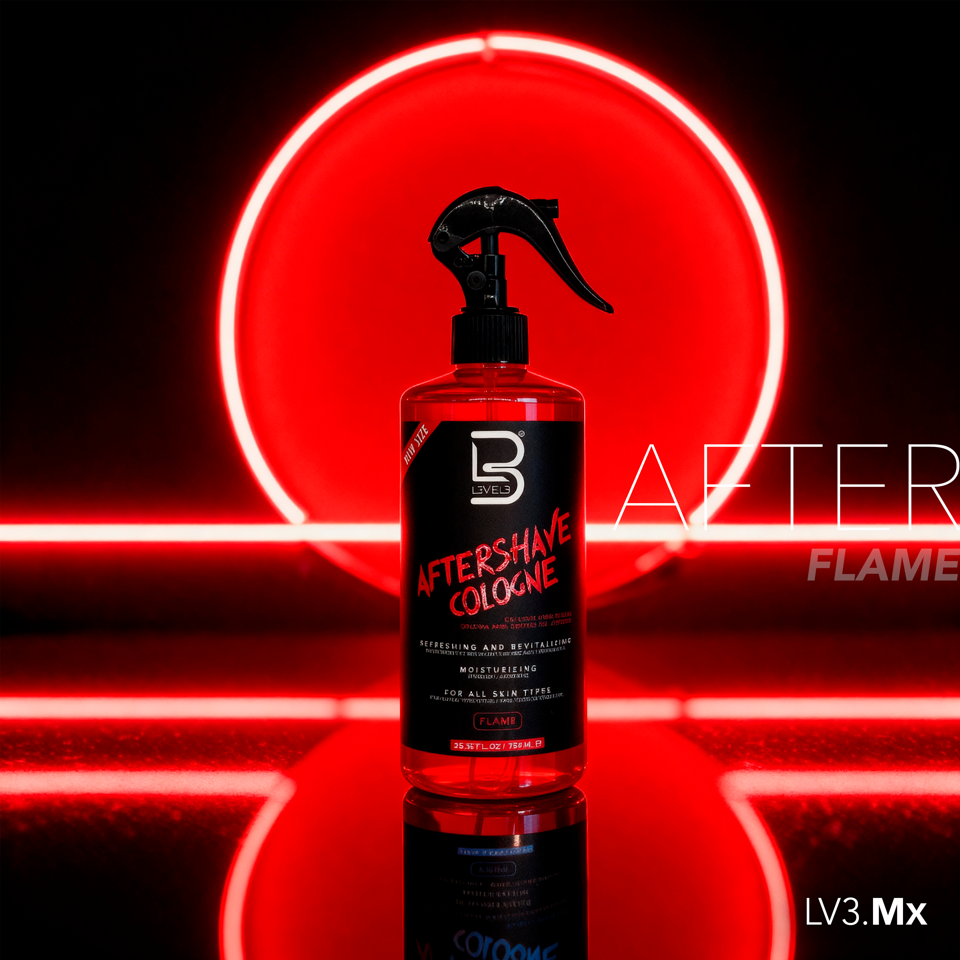 L3VEL3 Aftershave Cologne Flame 750ml