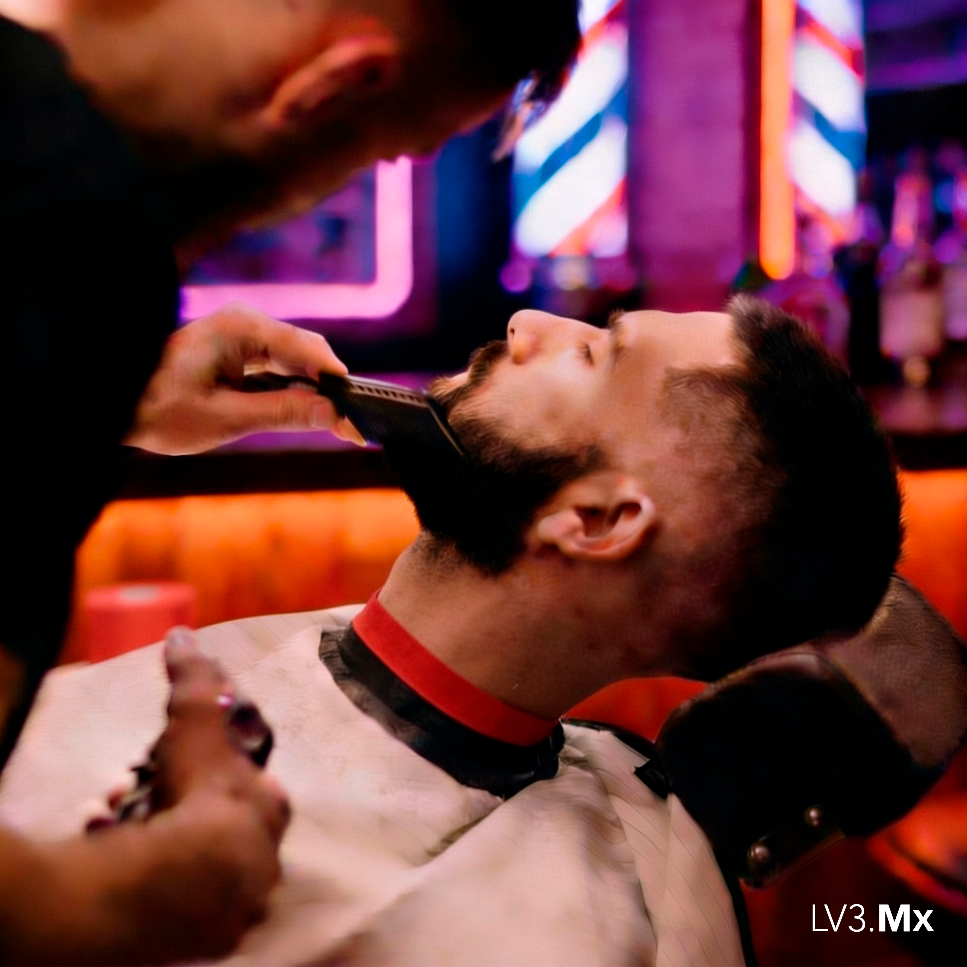 L3VEL3 5 ROLLS (100EACH) NECK PAPER RED