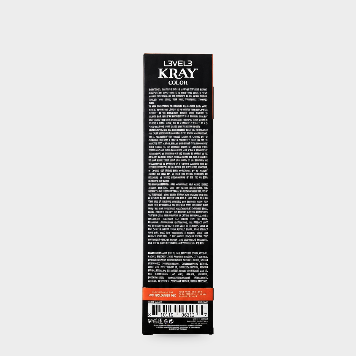 L3VEL3 Orange Semi Permanent Color Tube 100 ml — Reverso