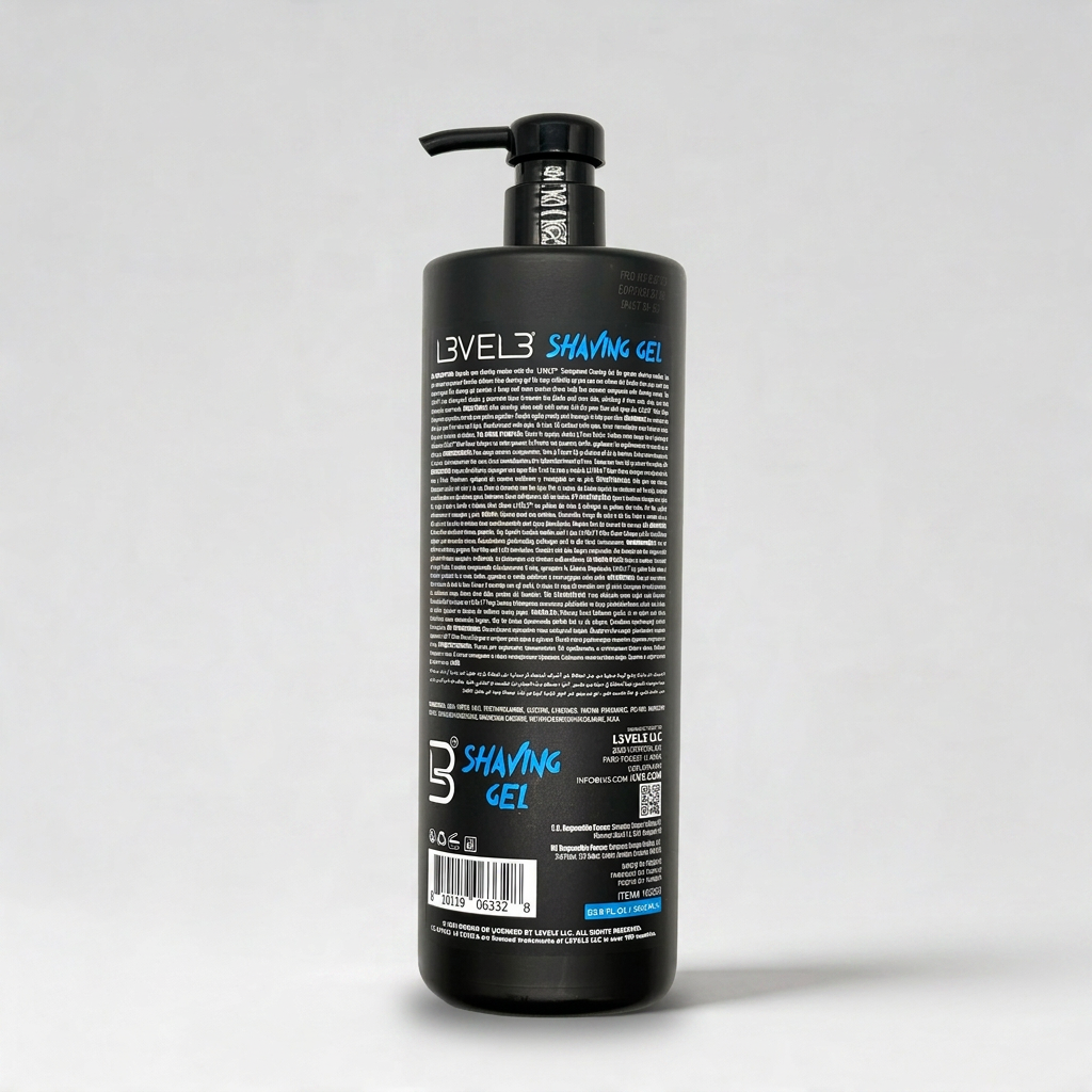 L3VEL3 Shaving Gel Aqua 1000 ml