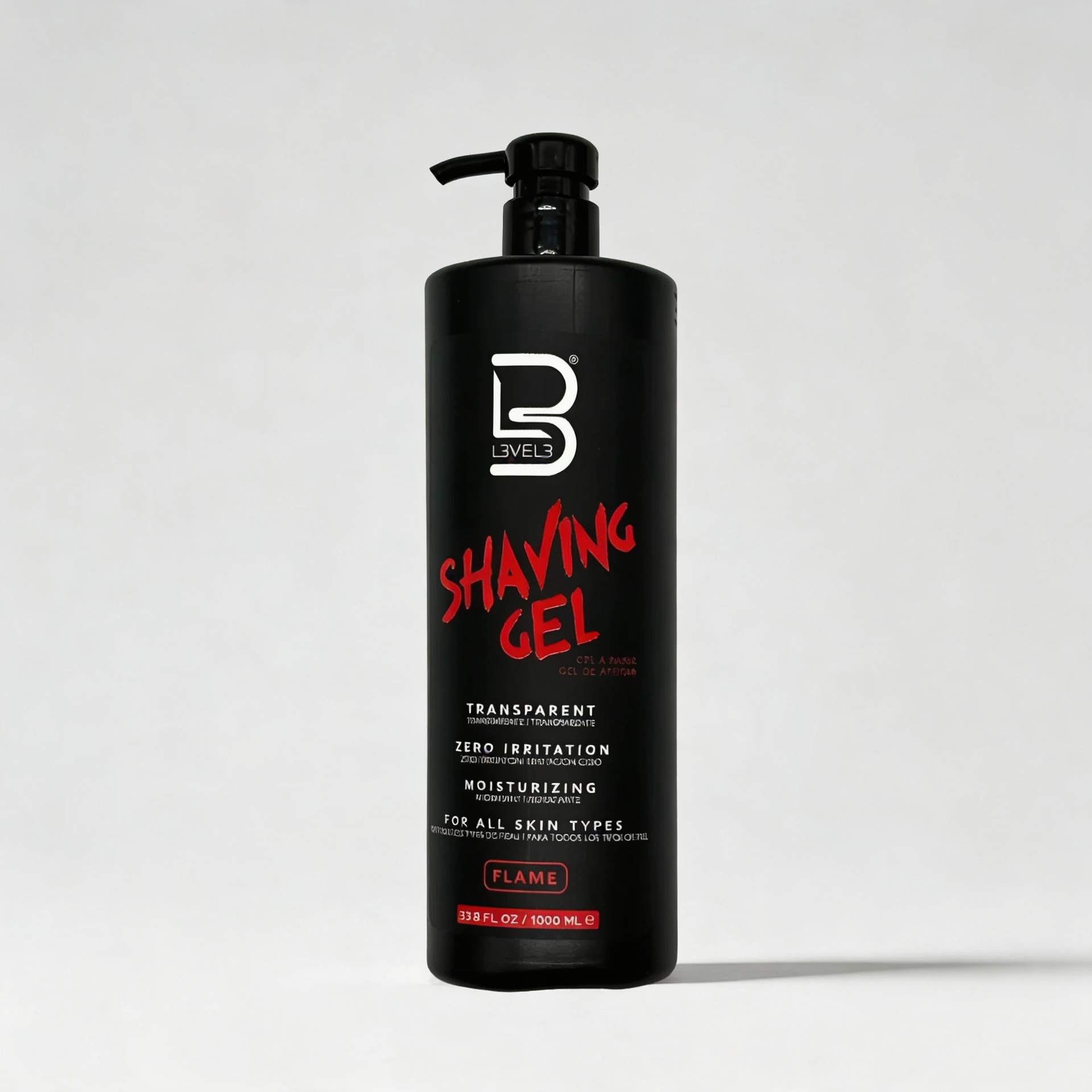 L3VEL3 Shaving Gel Flame 1000 ml