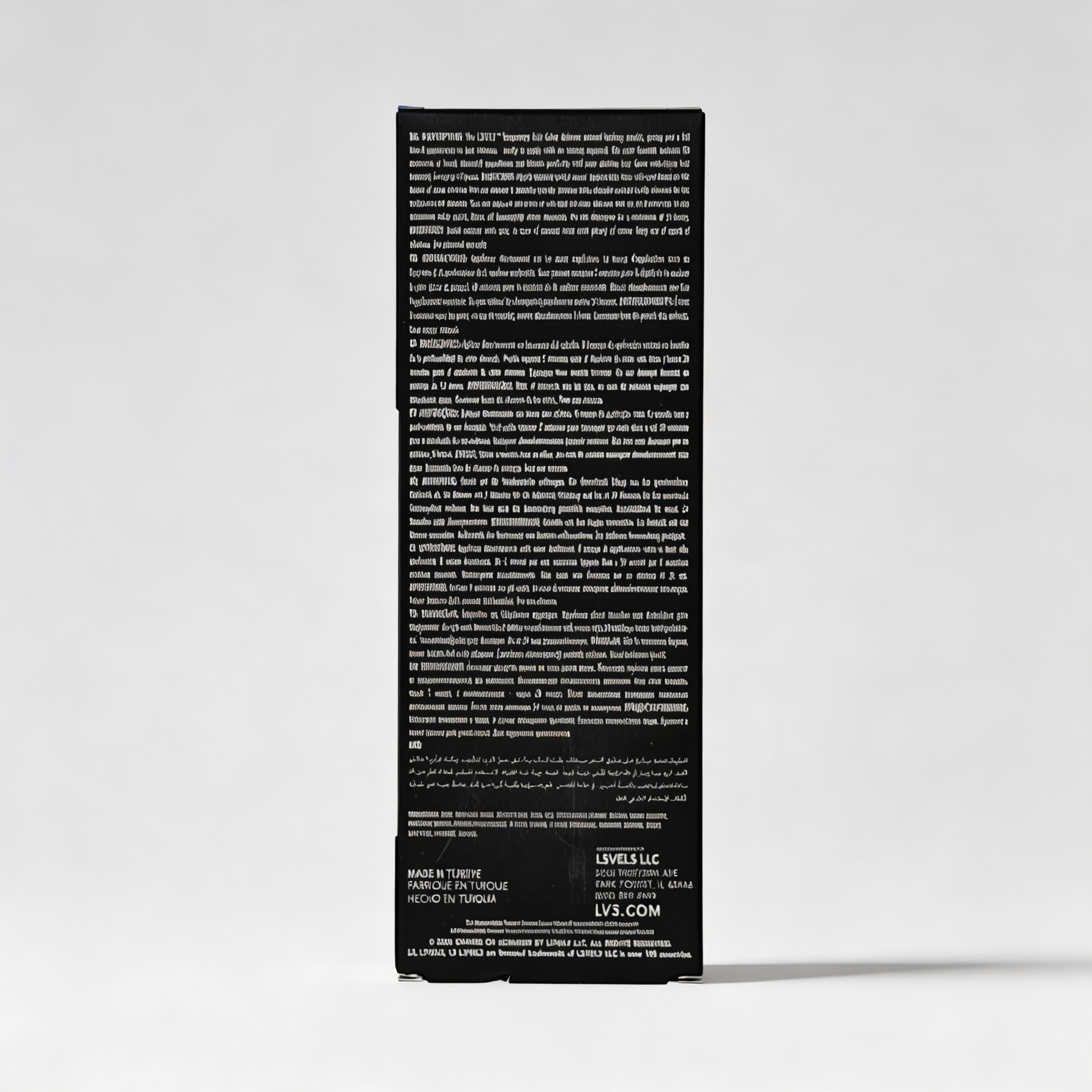 L3VEL3 Temporary Beard Color Black 125 ml