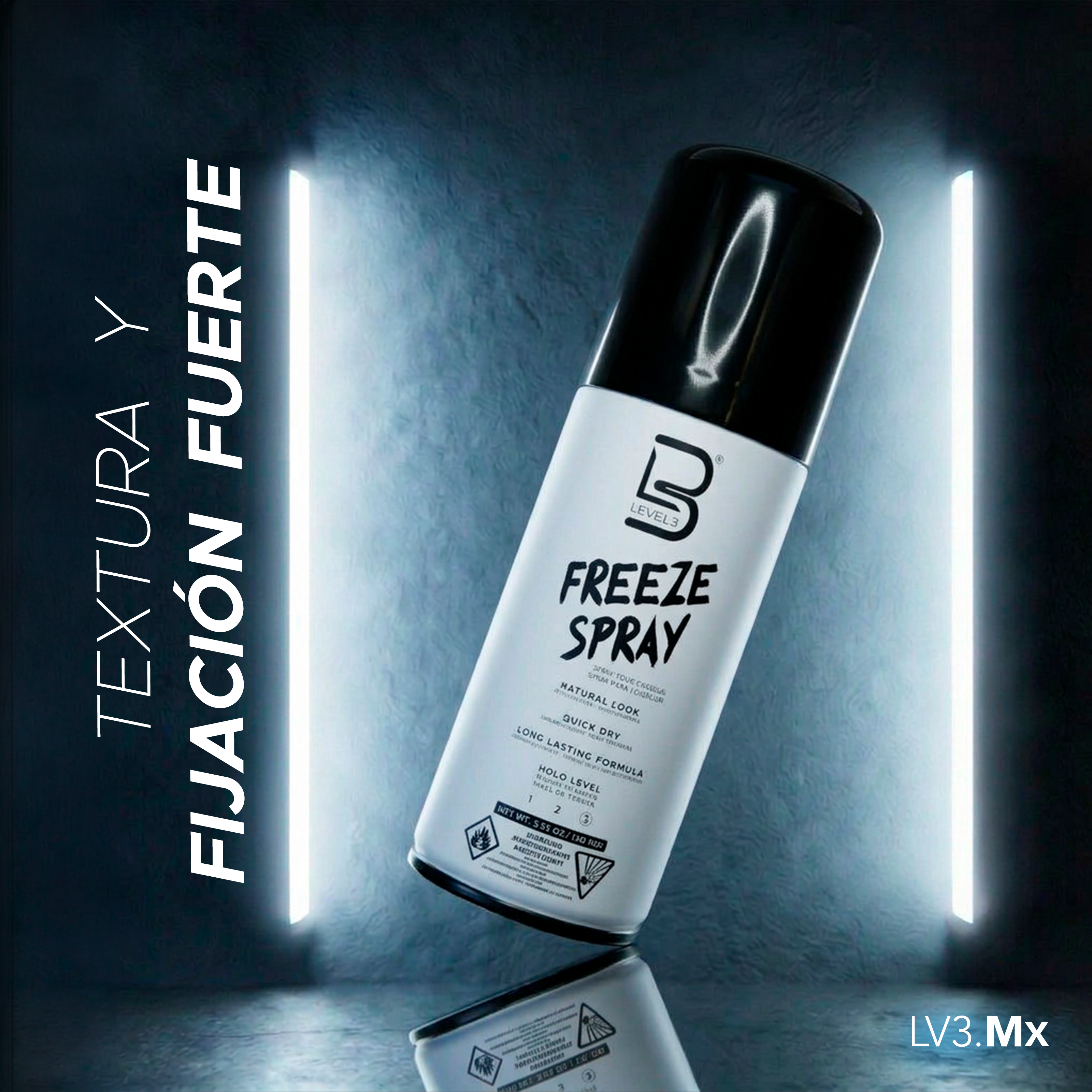 L3VEL3 FREEZE HAIR SPRAY 100GR