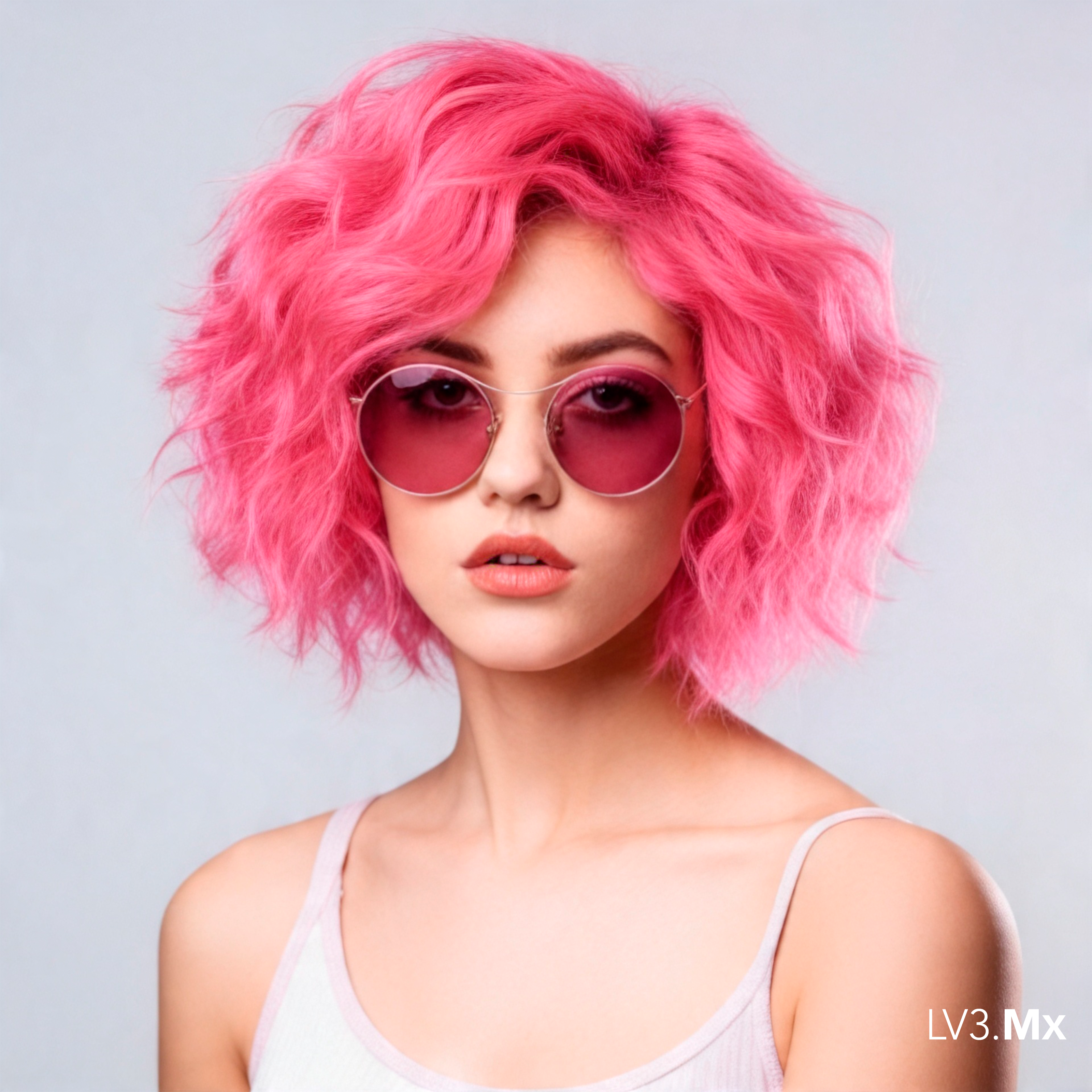 L3VEL3 ELECTRIC PINK SEMI PERMANENT COLOR TUBE 100 ml