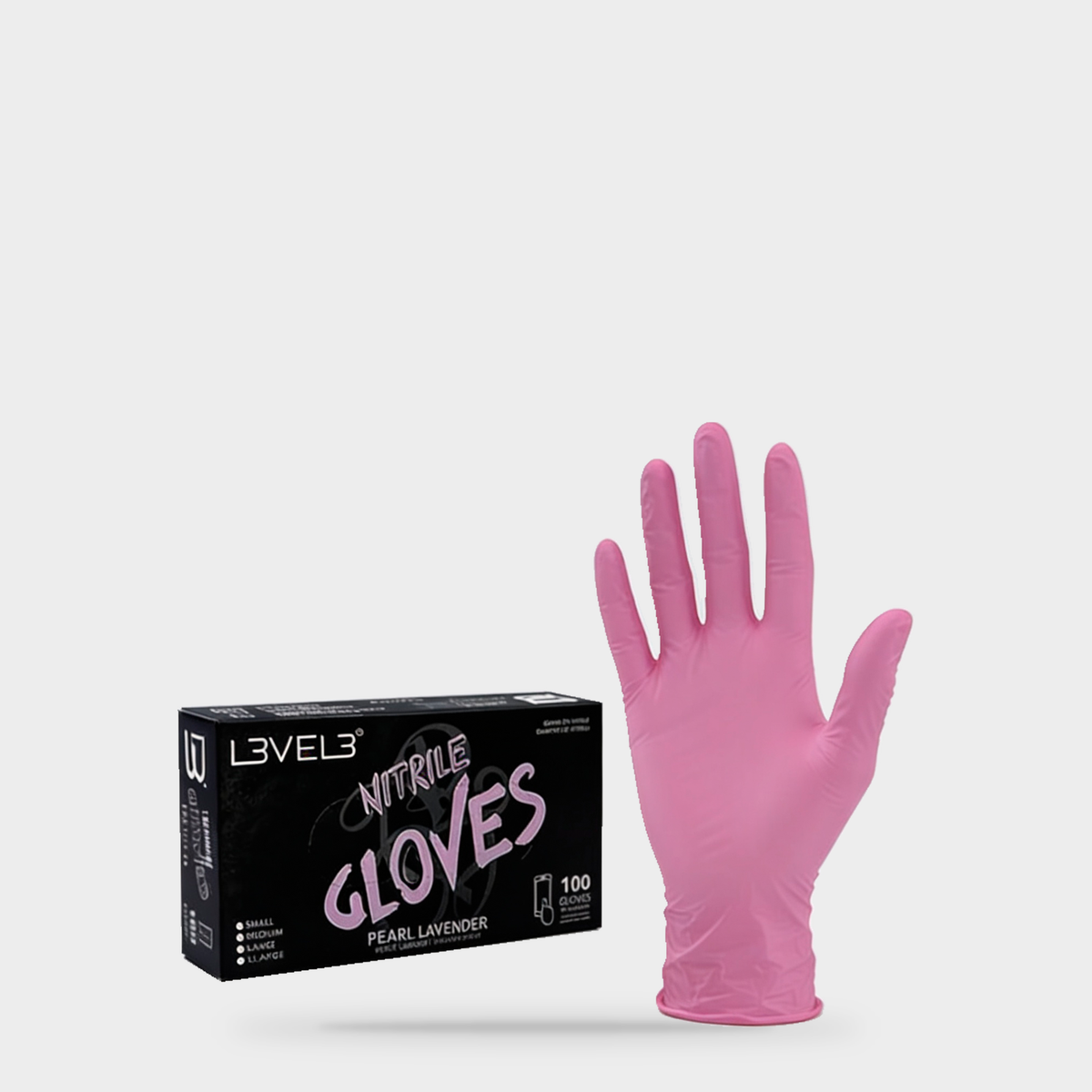 L3VEL3 Nitrile Gloves Pearl-Lavender — Portada