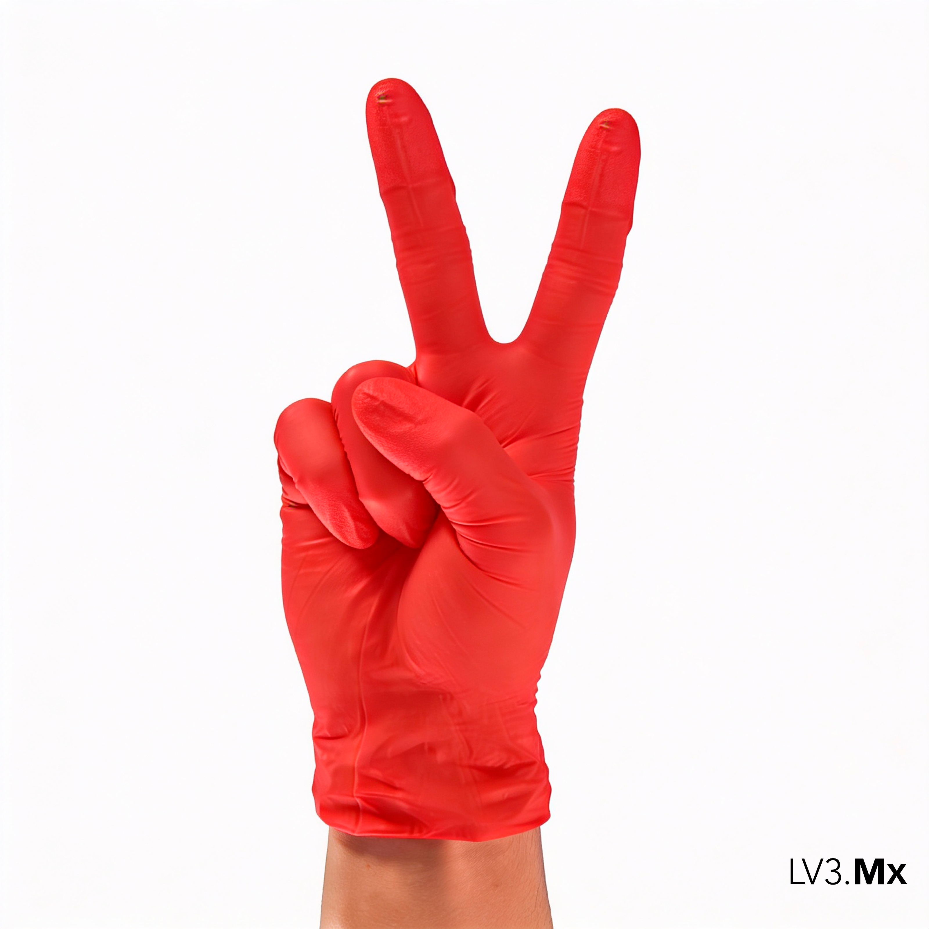 L3VEL3 NITRILE GLOVES RED-ISH 100CT