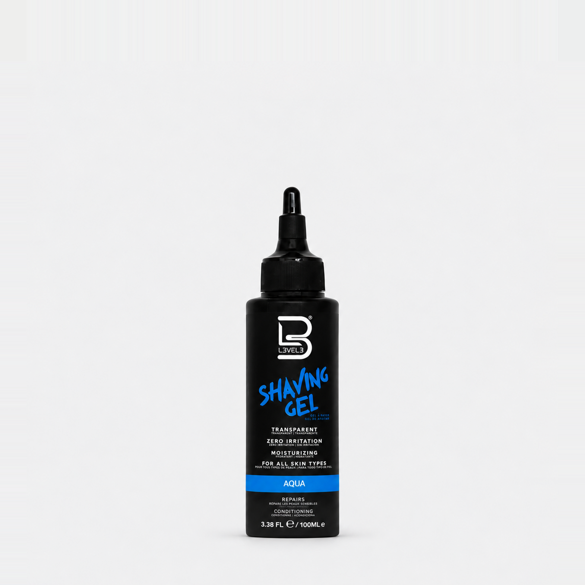 L3VEL3 Shaving Gel Aqua 100 ml — gel de afeitado