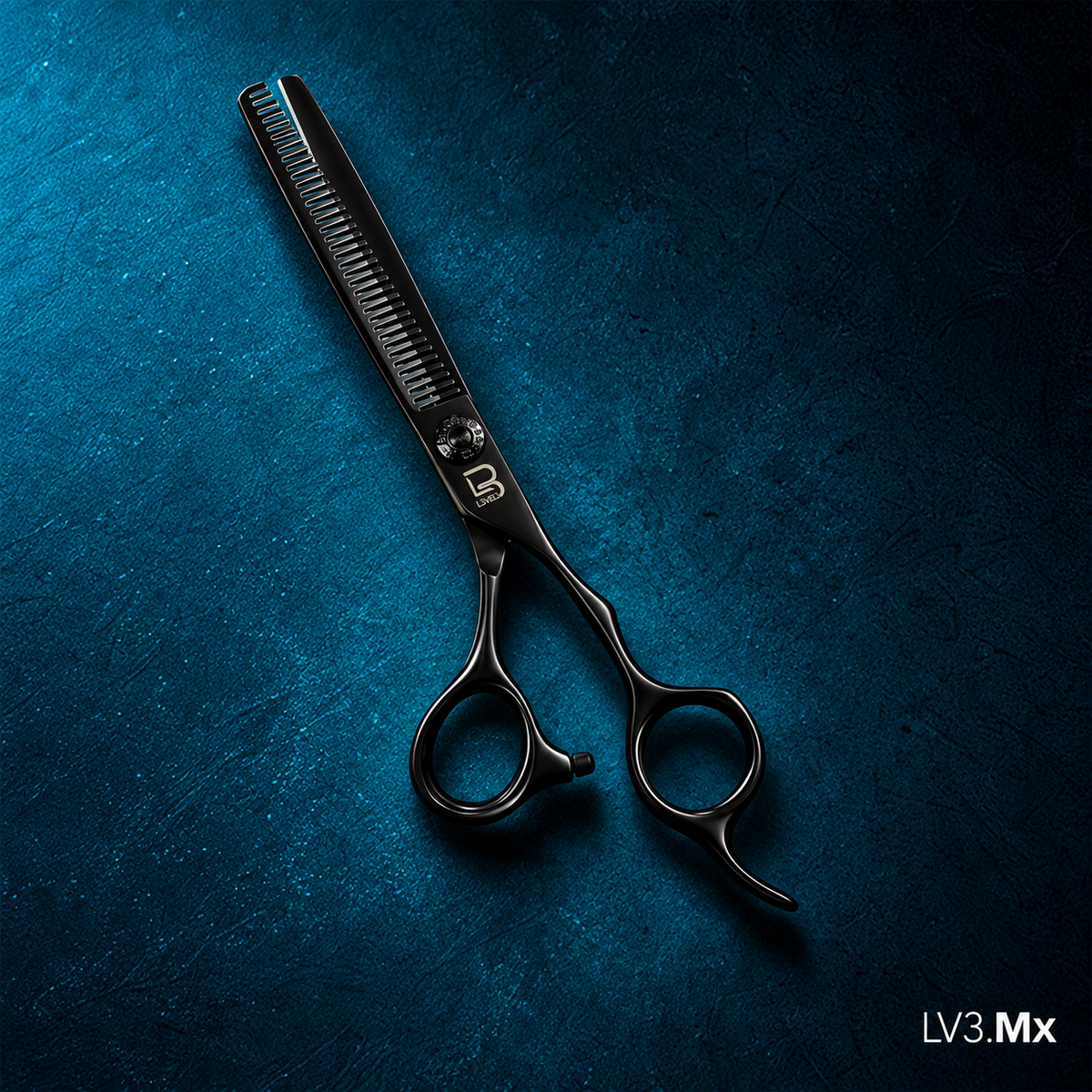 L3VEL3 6.5 THINNING SHEARS COBALT — Diseño azul