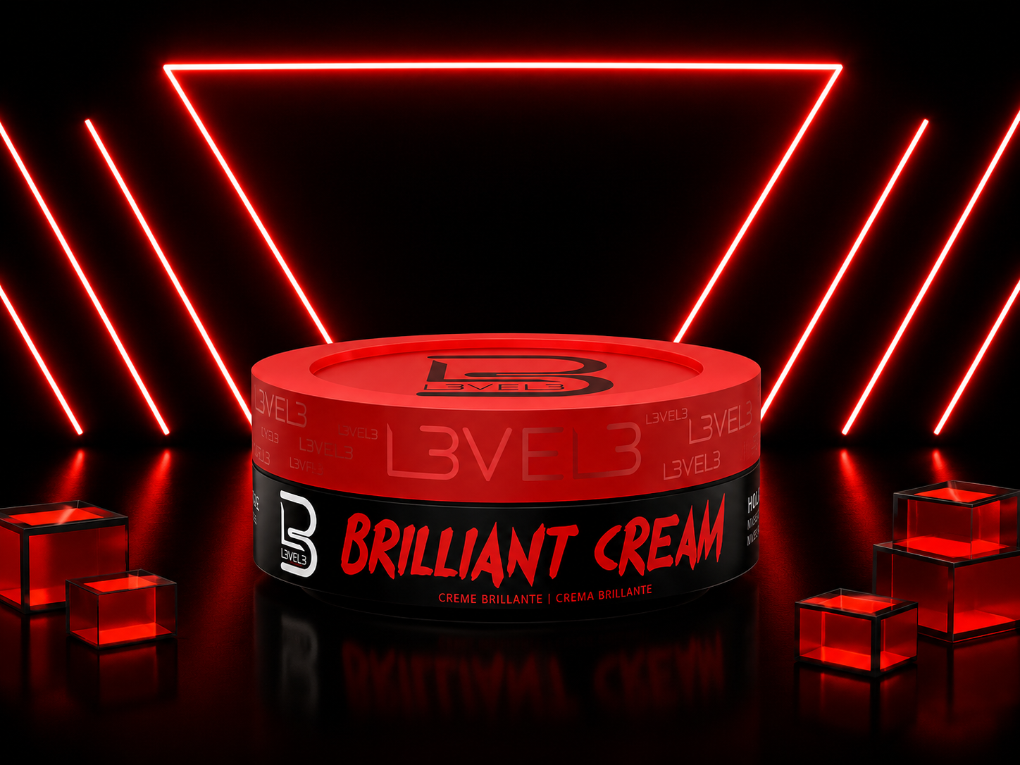 L3VEL3 Brilliant Cream: Brillo natural, control flexible y un acabado profesional para tu cabello