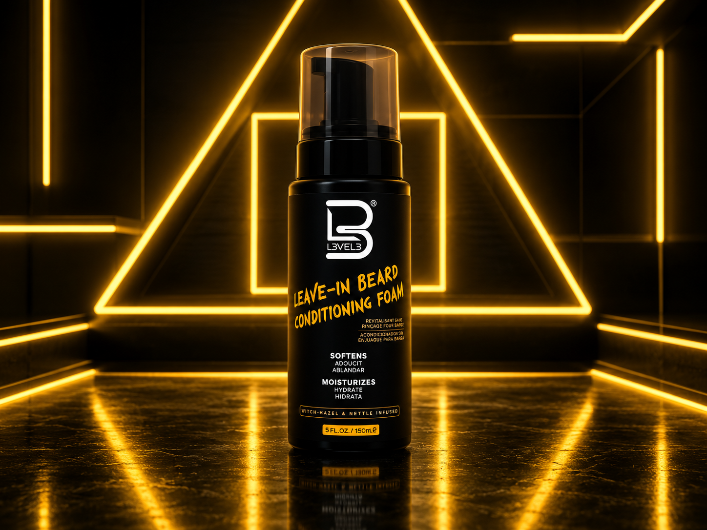 L3VEL3 Leave In Beard Conditioner 150 ml: Hidratación, suavidad y control para una barba impecable todos los días