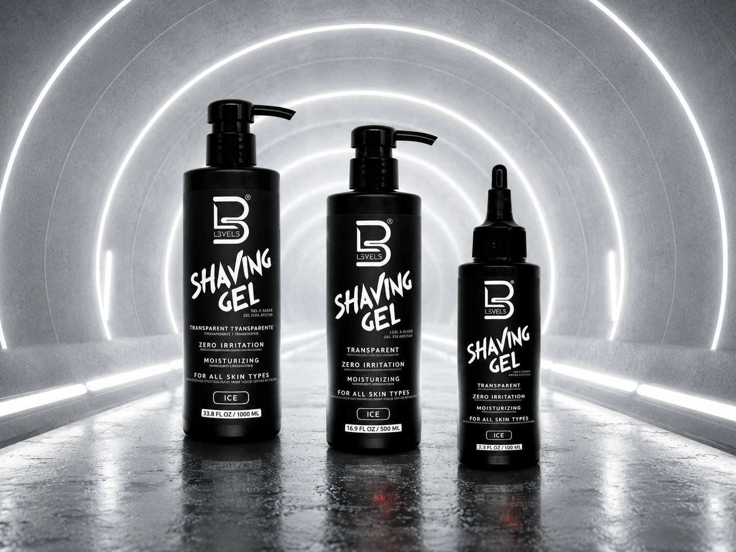 L3VEL3 Shaving Gel ICE: Afeitado de precisión con máxima visibilidad y protección para la piel