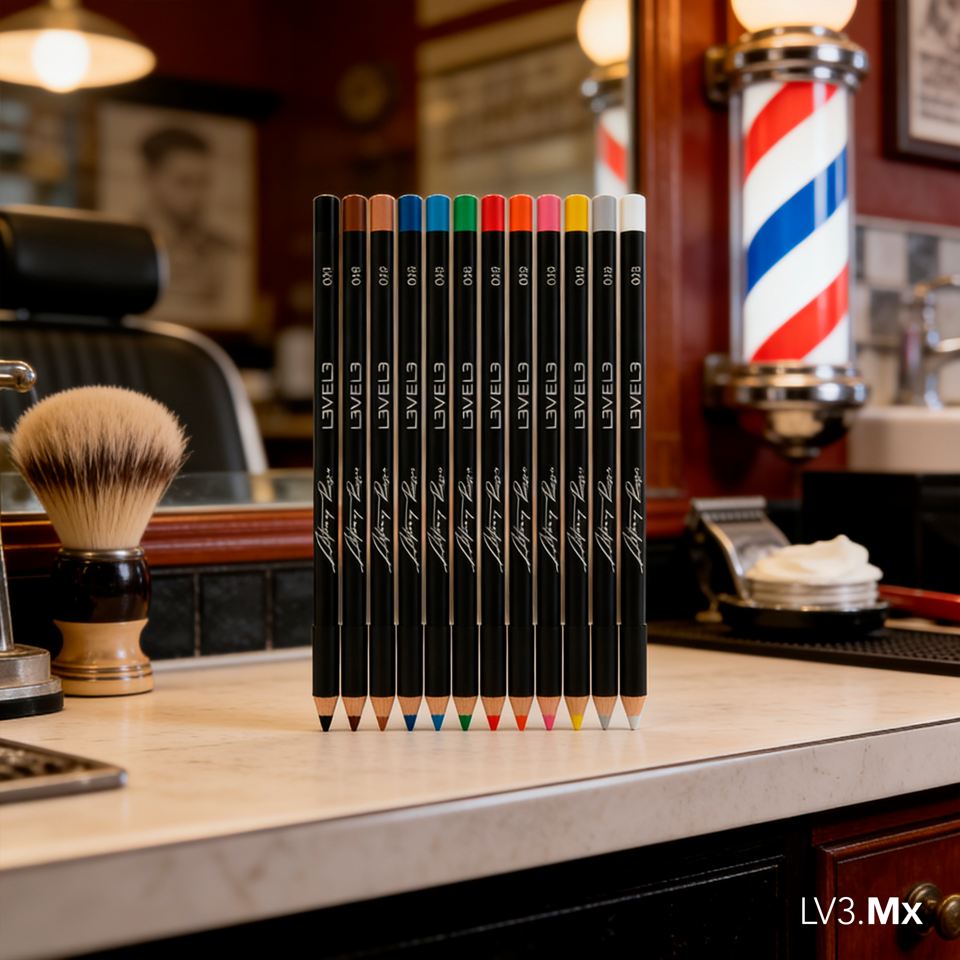 L3VEL3 12PC PENCILS ASSORTED COLORS