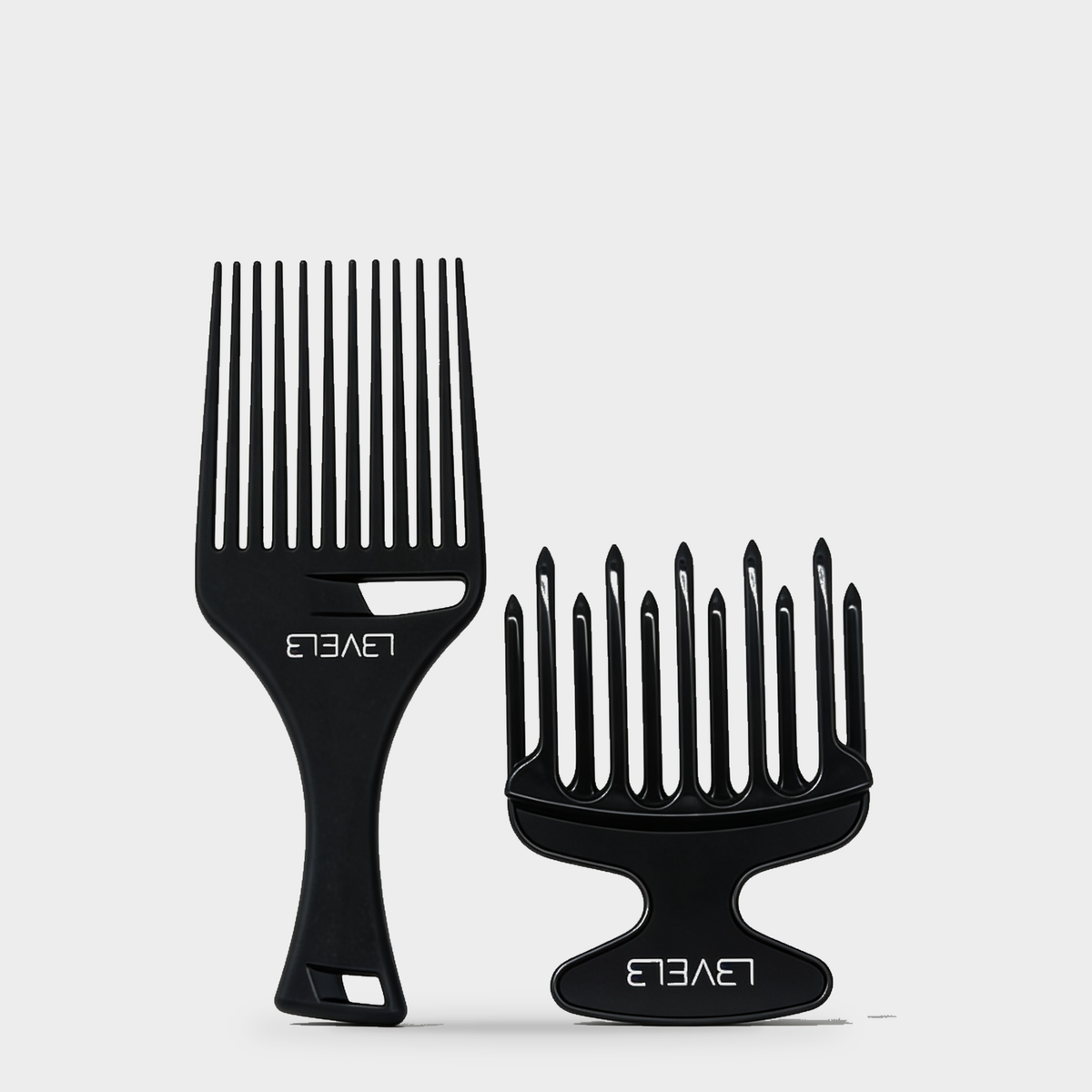 L3VEL3 2 pc Hair Pick Comb Set — Portada