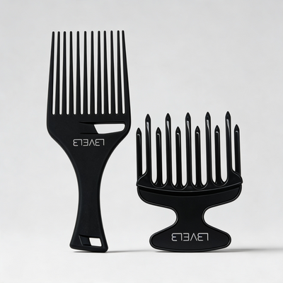 L3VEL3 2PC HAIR PICK COMB SET