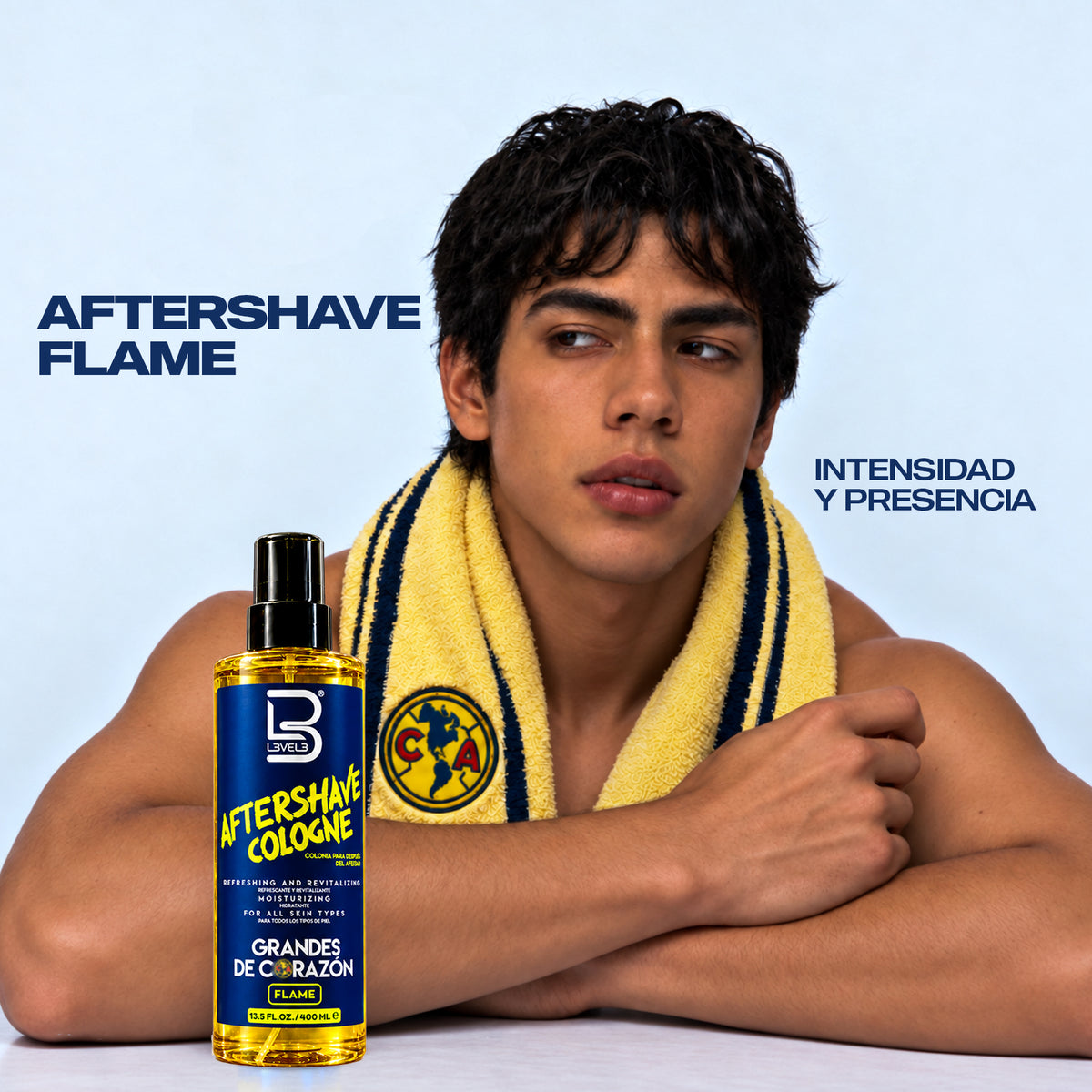 L3VEL3 CA Aftershave Cologne Flame 400 ml