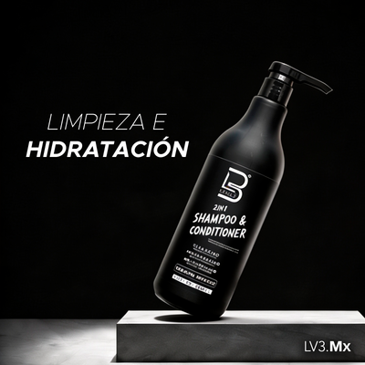 L3VEL3 2 in 1 Shampoo & Conditioner 1000 ml