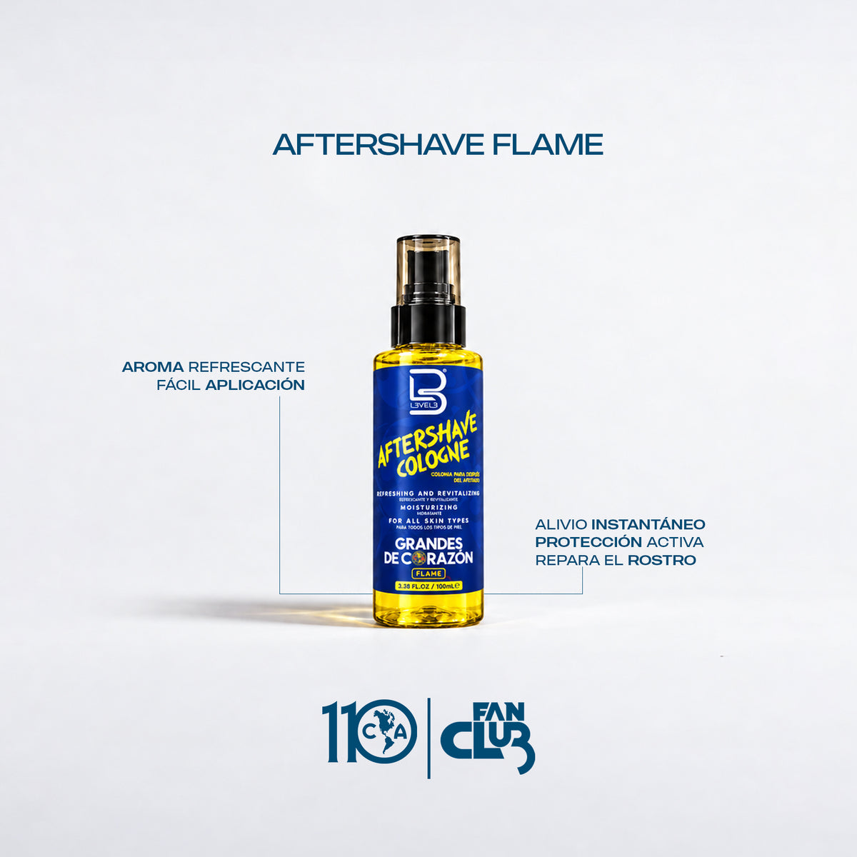 L3VEL3 CA Aftershave Cologne Flame 100 ml