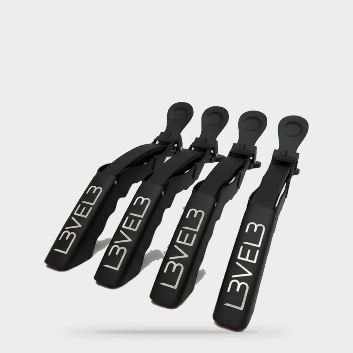 L3VEL3 4 pc Hair Croc Clips — Portada