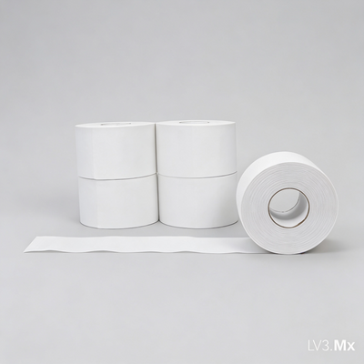 L3VEL3 5 ROLLS (100EACH) NECK PAPER WHITE