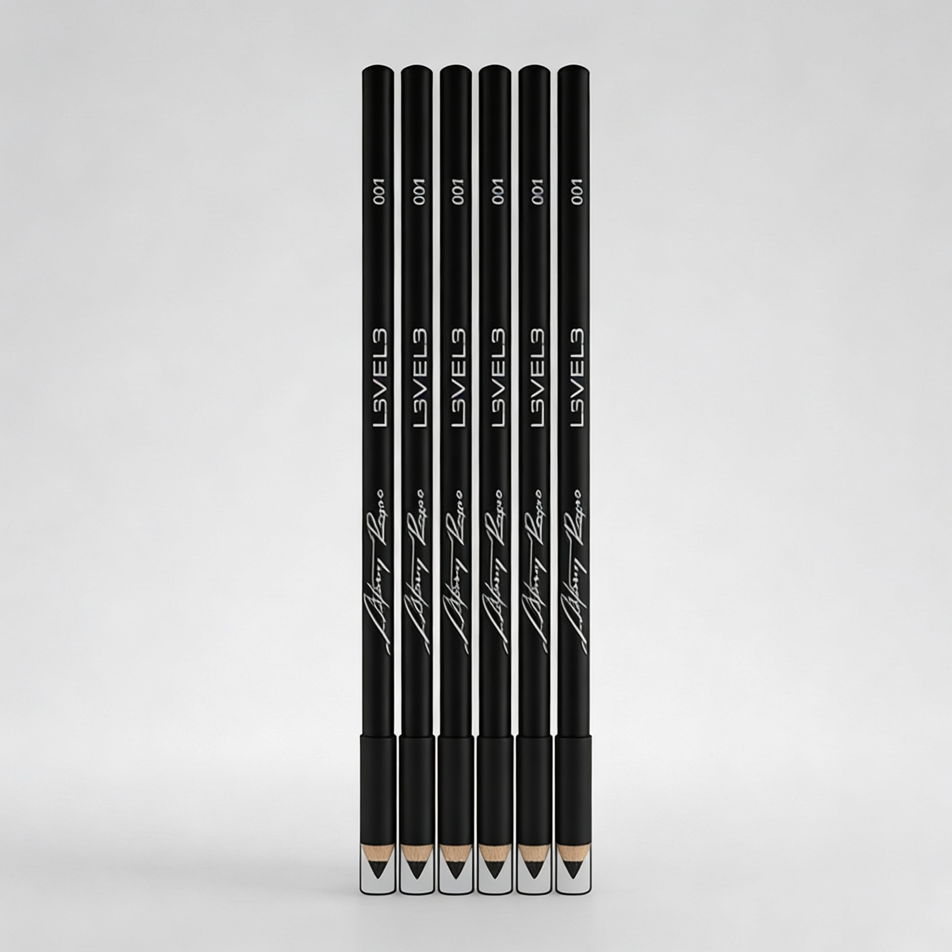 L3VEL3 6PC PENCILS BLACK