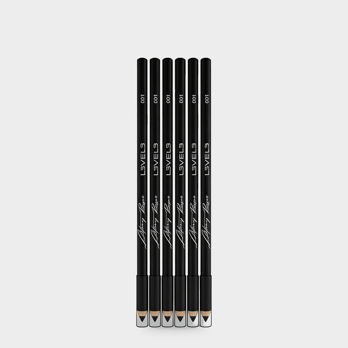 L3VEL3 6 pc Pencils Black — Portada