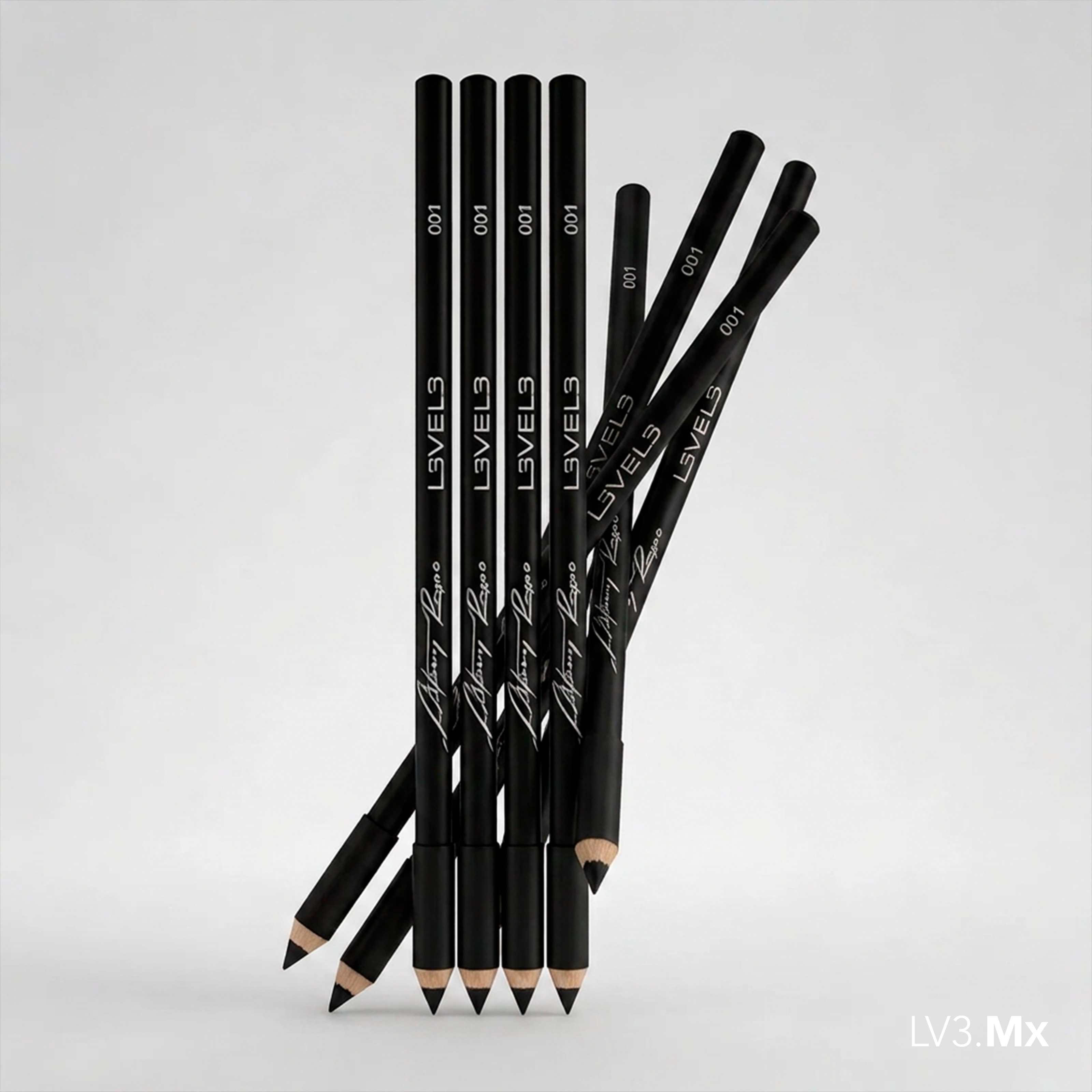 L3VEL3 6PC PENCILS BLACK