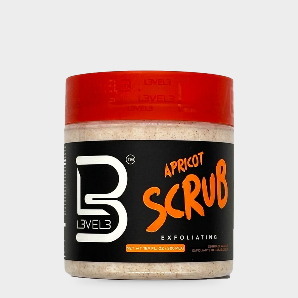 L3VEL3 Apricot Scrub 500 ml — Portada