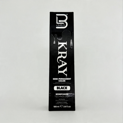 L3VEL3 BLACK SEMI PERMANENT COLOR TUBE 100 ml