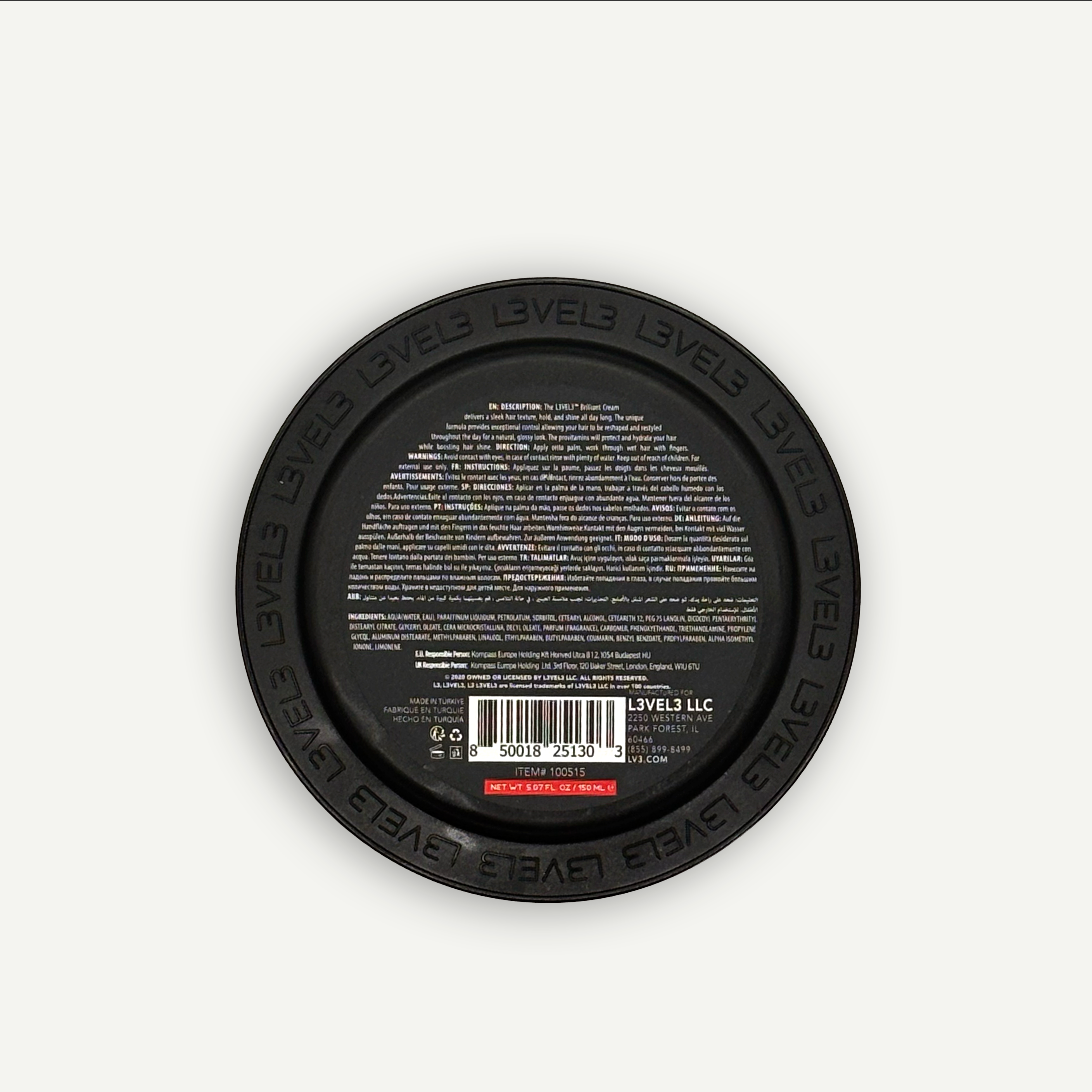 L3VEL3 BRILLIANT CREAM 150ML