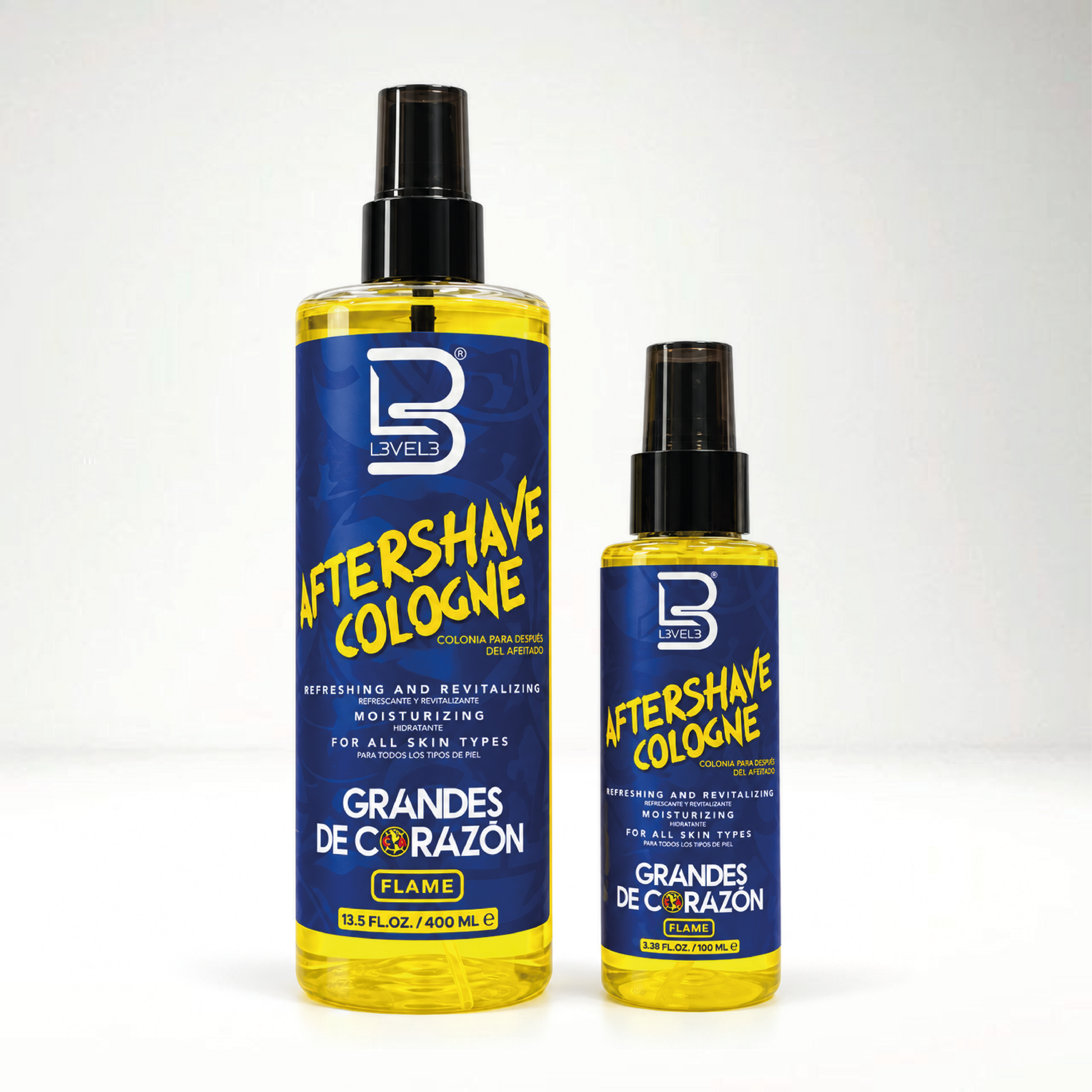 L3VEL3 CA DUO AFTERSHAVE COLOGNE FLAME